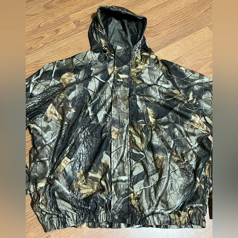 Mad Dog Gear by Stearns Camo Hunting Jacket XL Waterproof Breathable Realtree - Picture 3 of 9